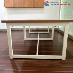 Bàn Họp Văn Phòng 2m4 Có Lỗ Dẫn Dây Cũ