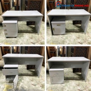 Bàn Làm Việc 1m2 Kèm Nhiều Mẫu Tủ Cabin Tiện Lợi Cũ