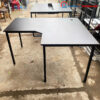 Bàn Làm Việc Góc L Chân Sắt Cũ 1m4