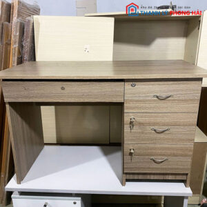 Bàn Làm Việc Kèm 3 Ngăn Kéo 1m2 Cũ