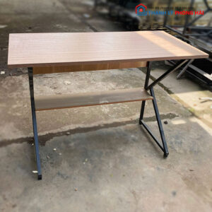 Bàn Làm Việc Khung Sắt Mặt Gỗ MDF 1m Cũ