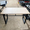 Bàn Làm Việc Mặt MDF Chân Sắt 1m2 Cũ