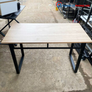 Bàn Làm Việc Mặt MDF Chân Sắt 1m2 Cũ