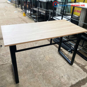 Bàn Làm Việc Mặt MDF Chân Sắt 1m2 Cũ