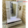 Bàn Trang Điểm Bệt Gỗ MDF Kèm Gương Đèn LED Cũ