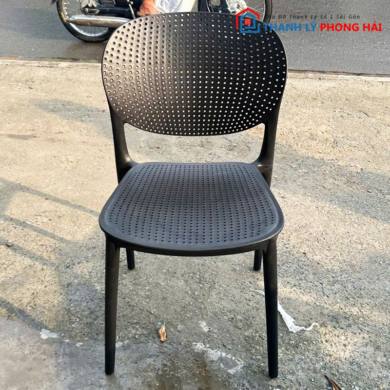 bo-ban-ghe-cafe-bonny-nhua-nhieu-mau-1-1 Ghế Hankyo Nhựa Đúc Màu Đen Mới 99%