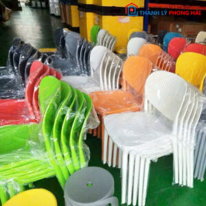 Thanh Lý Bộ Bàn Ghế Cafe Bonny Nhựa Nhiều Màu Mới 99%