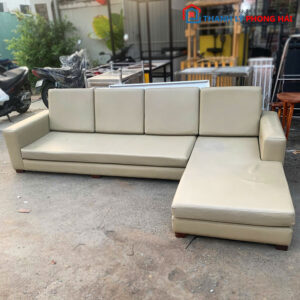 Bộ Sofa Bọc Simili Góc L 2m76 Cũ
