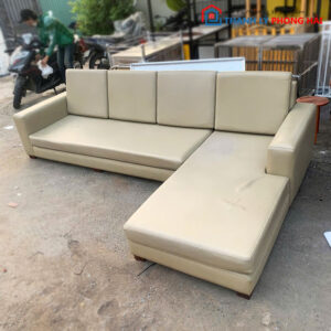 Bộ Sofa Bọc Simili Góc L 2m76 Cũ