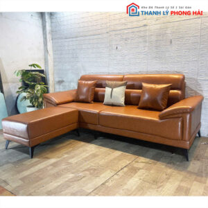 Thanh Lý Bộ Sofa Kèm Đôn Và Bàn Kính Mới 99%