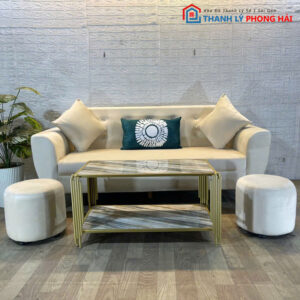 Thanh Lý Bộ Sofa Nhung Nhiều Mẫu Kèm Bàn Mới 99%