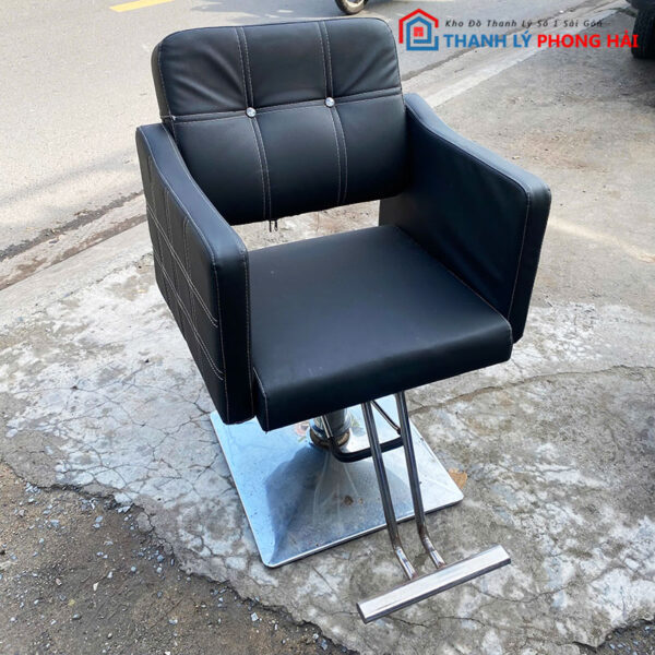 Ghế Cắt Tóc Chuyên Nghiệp Chân Vuông 60cm Cũ