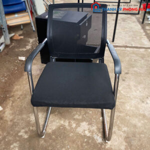 Ghế Văn Phòng Chân Quỳ Lưng Lưới Đen Cũ