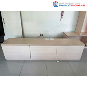 Kệ Tivi 3 Ngăn 2m08 Gỗ Công Nghiệp Cũ