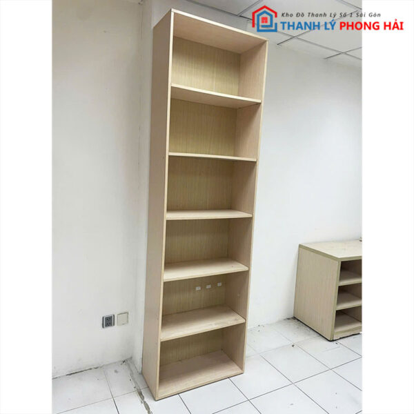 Kệ Trưng Bày Gỗ MDF 6 Ngăn Cao 2m4 Cũ