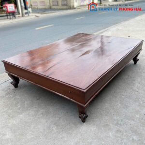 Phản Gỗ Tự Nhiên Dày Dặn 1m4 Cũ