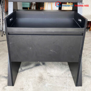 Quầy Tiếp Tân Mặt Kính Đen 84cm Cũ