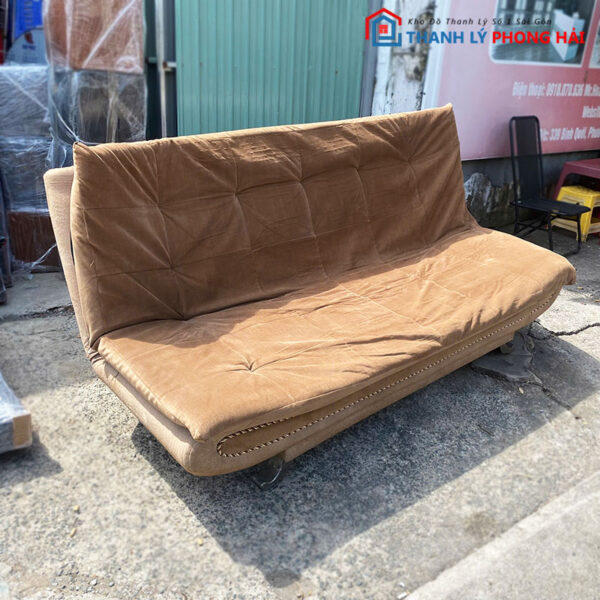 Sofa Bed Cũ Bằng Nhung 1m8