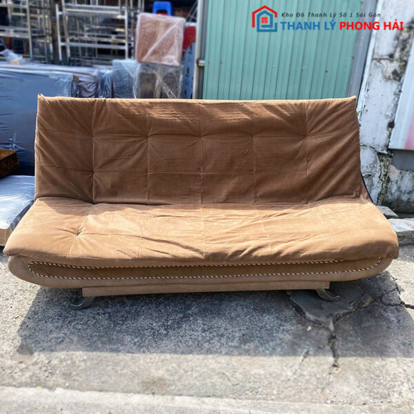 Sofa Bed Cũ Bằng Nhung 1m8