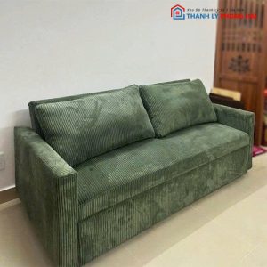 Thanh Lý Sofa Giường Nằm Thông Minh Nhung Tăm Mới 99%
