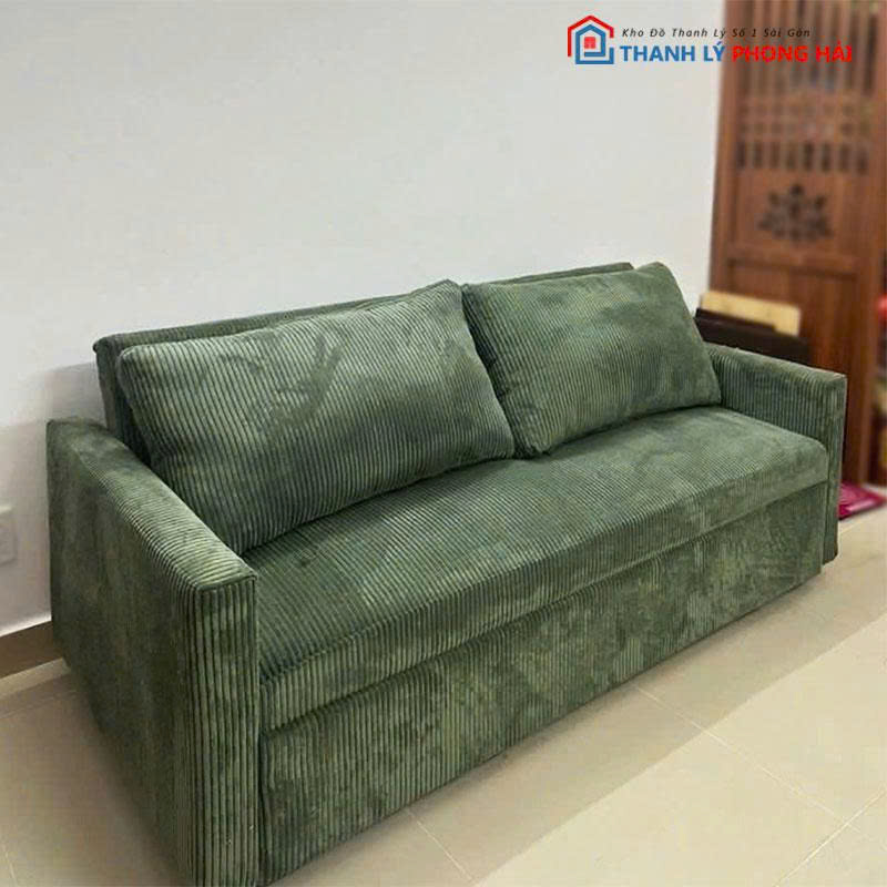 sofa-giuong-nam-thong-minh (2) Thanh Lý Sofa Giường Nằm Thông Minh Nhung Tăm Mới 99%