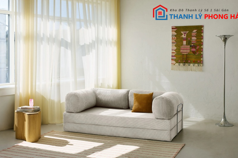 sofa-giuong-nam-thong-minh-4 Thanh Lý Sofa Giường Nằm Thông Minh Nhung Tăm Mới 99%