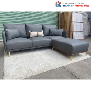 Thanh Lý Sofa Góc Chữ L Bọc Da Simili Nhiều Màu Mới 99%