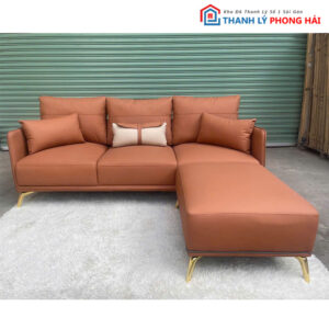 Thanh Lý Sofa Góc Chữ L Bọc Da Simili Nhiều Màu Mới 99%