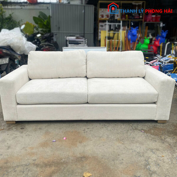 Thanh Lý Băng Sofa Trắng 2m2 Mới 99%