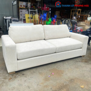 Thanh Lý Băng Sofa Trắng 2m2 Mới 99%