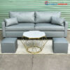 Thanh Lý Bộ Sofa Da Kèm Bàn Mới 99%