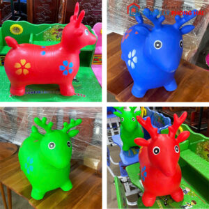 Thú Nhún Tuần Lộc Cao Su Mềm Cũ