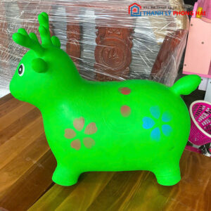 Thú Nhún Tuần Lộc Cao Su Mềm Cũ