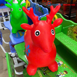 Thú Nhún Tuần Lộc Cao Su Mềm Cũ