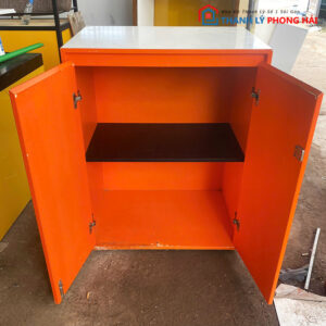 Tủ Hồ Sơ 2 Cánh Màu Cam 75cm Cũ