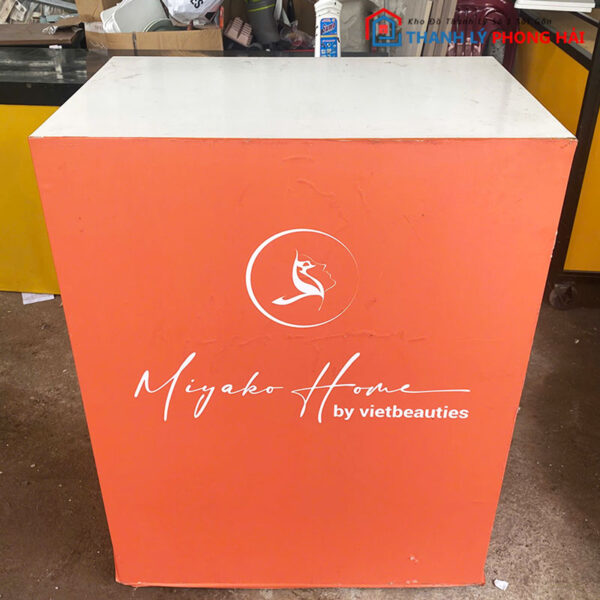 Tủ Hồ Sơ 2 Cánh Màu Cam 75cm Cũ