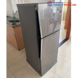 Tủ Lạnh Aqua 2 Cửa Màu Xám Bạc 1m28 Cũ