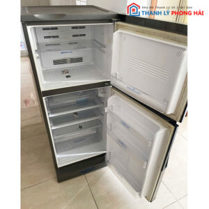 Tủ Lạnh Aqua 2 Cửa Màu Xám Bạc 1m28 Cũ