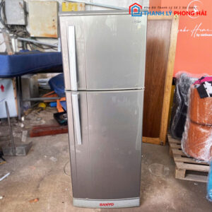 Tủ Lạnh Sanyo SR-U205PN(SU) 2 Cửa Cũ Cao 1m37
