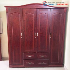 Tủ Quần Áo Cũ 1m8 Chất Gỗ Dày