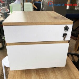 Tủ Tab 2 Ngăn Có Khóa 46cm Cũ