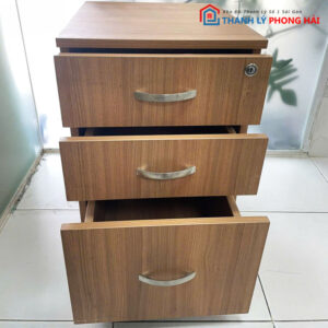 Tủ Tab 3 Ngăn Kéo Màu Vân Gỗ Cũ