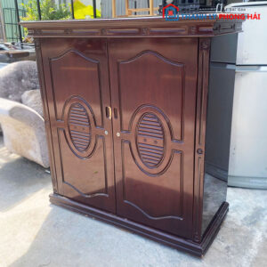 Tủ Thờ Gỗ CN 1m2 Phong Cách Cổ Điển Cũ