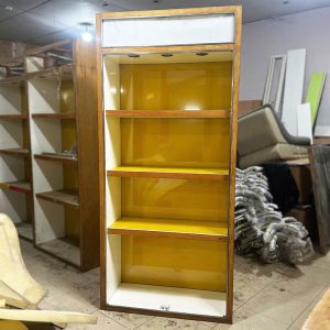 Tủ Trưng Bày Đứng 4 Tầng 1m Bằng Kính Cũ