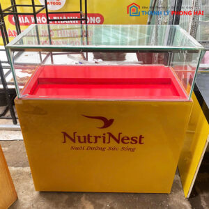 Tủ Trưng Bày Kính 1m Cửa Lùa - Cửa Mở Cũ