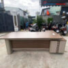 Bàn Giám Đốc Chữ L Cũ Gỗ Công Nghiệp 2m6