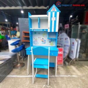 Bàn Học Sinh Màu Xanh 1m8 Cho Bé