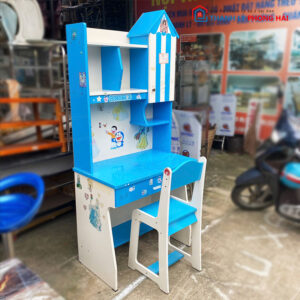 Bàn Học Sinh Màu Xanh 1m8 Cho Bé