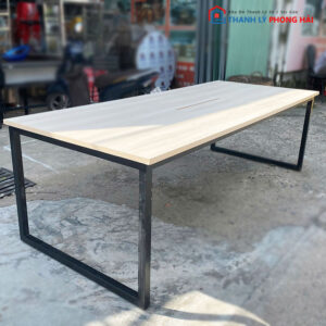 Bàn Họp 2m4 Cũ Bằng Gỗ MDF