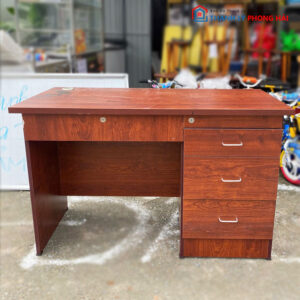 Bàn Làm Việc 1m2 Kèm Hộc Kéo Tủ Hồ Sơ Cũ